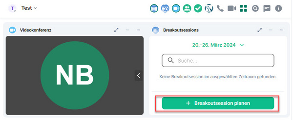 Breakoutsessions planen