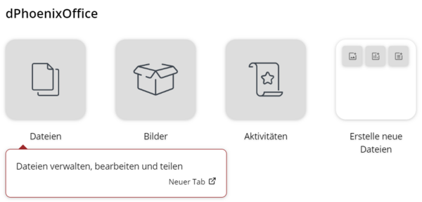 Dateien-Modul