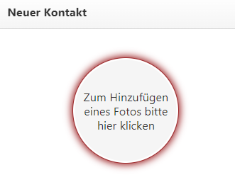 Kontaktfoto hinzufügen