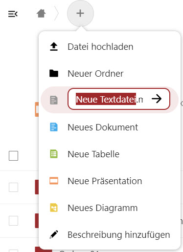 Neue Textdatei